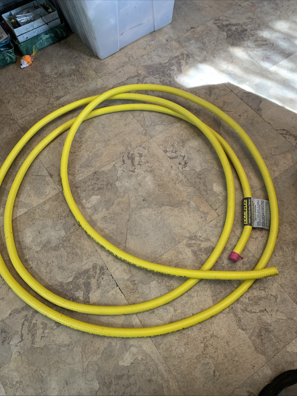 15+ft 1/2″ Flexible Gas Line EHD 18 -25psi CSST Stainless Steel Tubing Pipe
