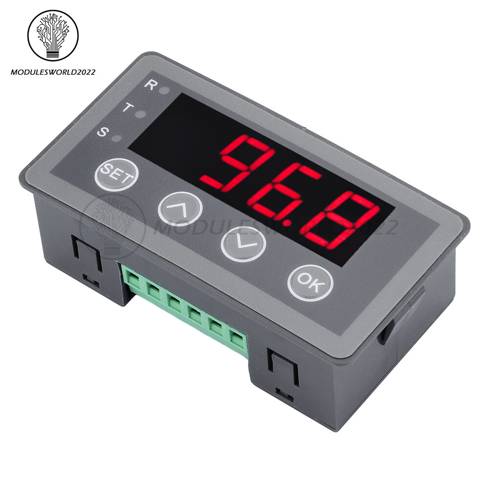 0-10V 0-20mA 2-10V 4-20mA 4-Wire Analog Input (Reception) Display Meter DC 8~25V