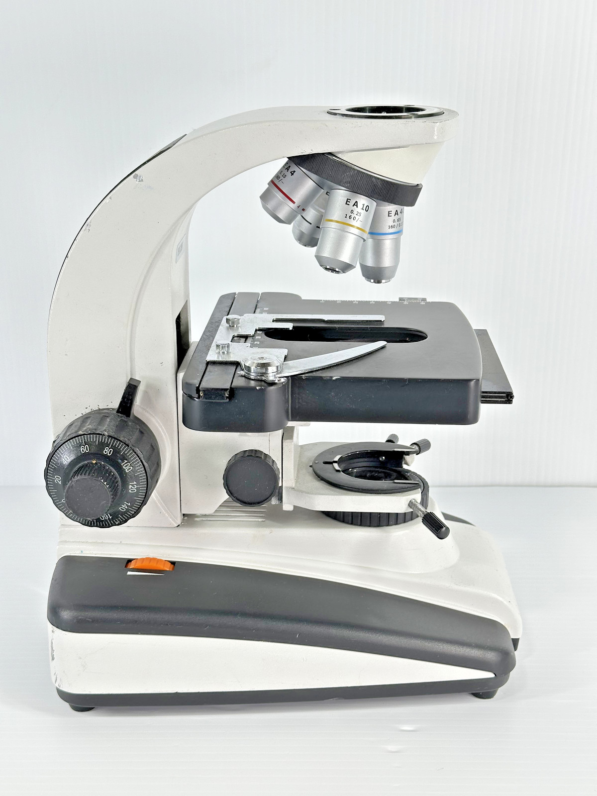 Unbranded Compound Laboratory Microscope EA 4x 10x 40x 100x Objectives