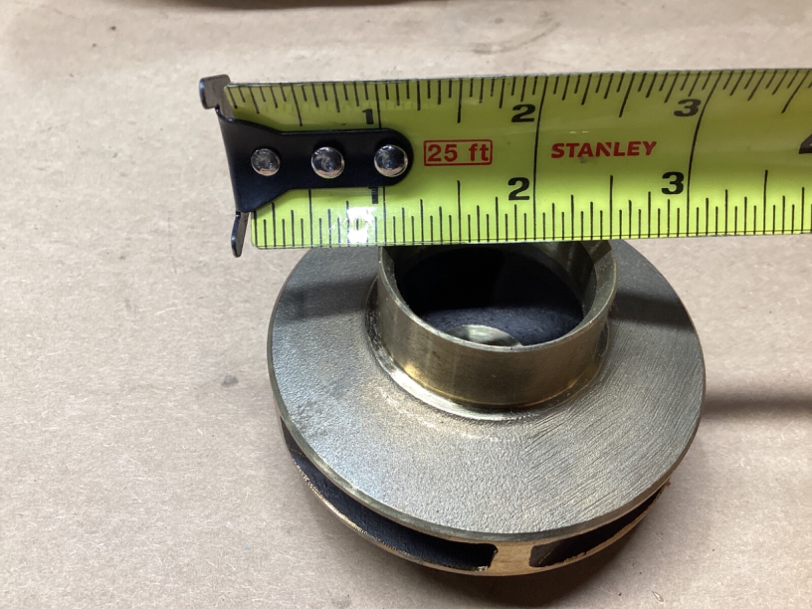 BURKS BRASS Pump Impeller 09680325 #101G45PR7