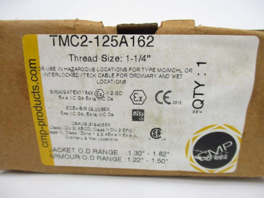 CMP TMC2-125A162 1-1/4″ NSMP