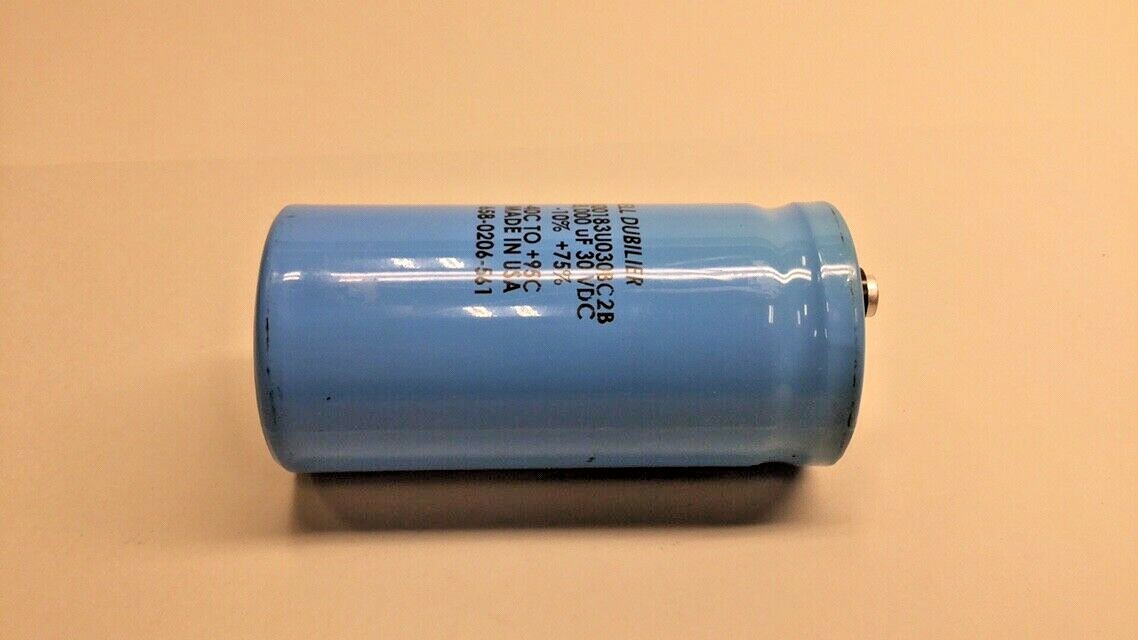Cornell Dubilier 500183U030BC2B Capacitor 18,000uF 30VDC -10% +75% -40C to 95C