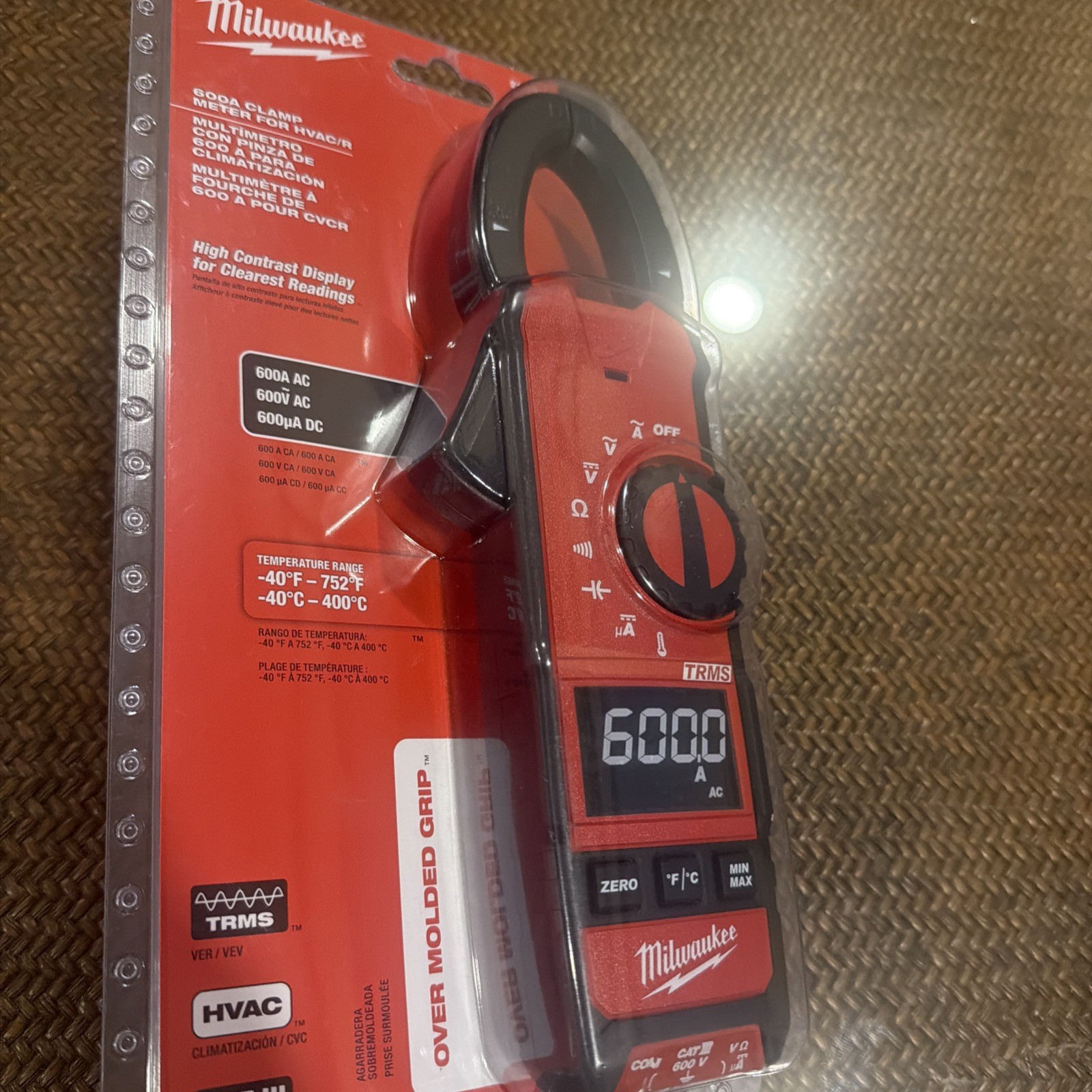 NEW MILWAUKEE 2236-20 600A CLAMP MULTI METER ELECTRICAL TESTER DIGITAL FREESHIP