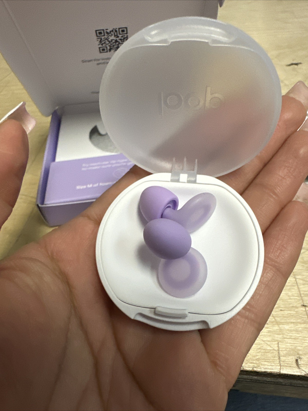 Loop Dream Earplugs Lilac – Silicone/Foam Earplugs for Peaceful Sleep