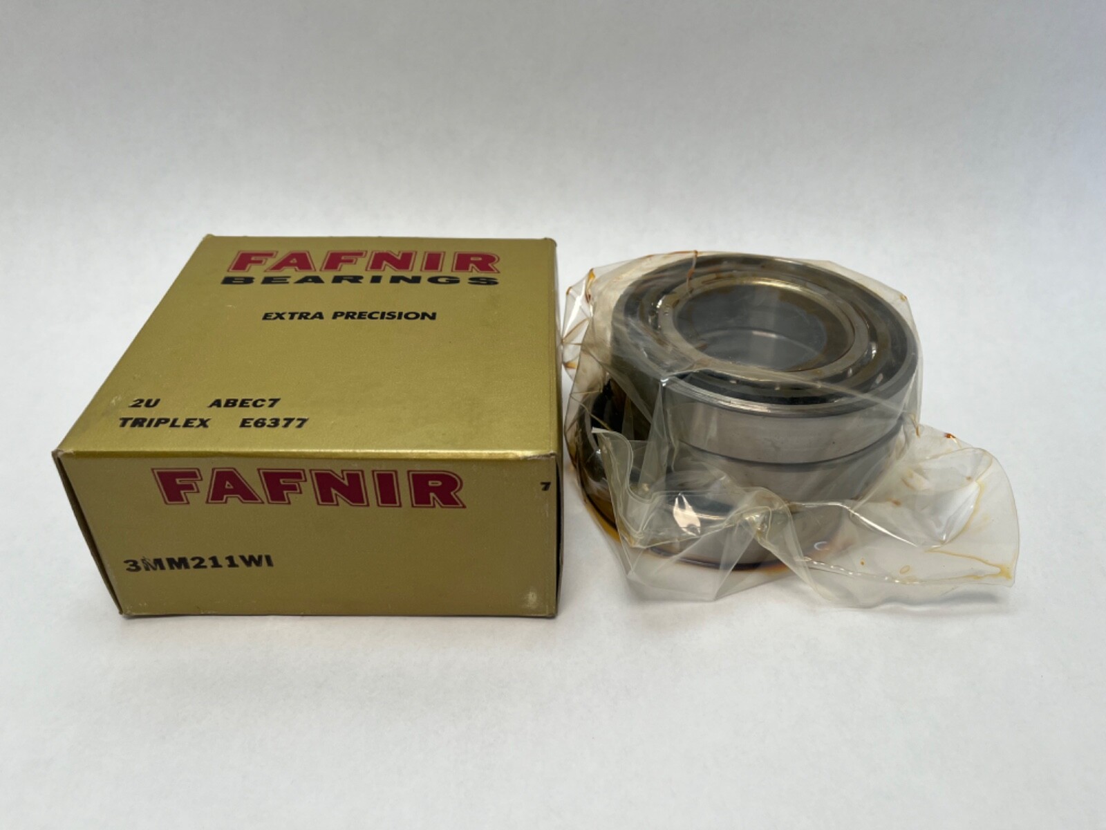 Fafnir 3MM211WITUL Angular Bearing 55x100x21 mm 7211A 3MM-211-WI-CR-TUL USA 3Pcs