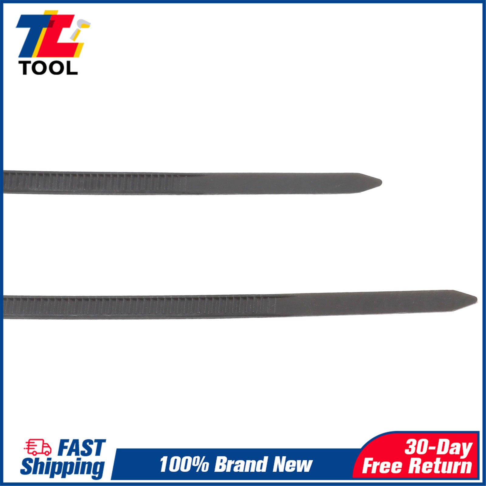 8in 1000pcs Uv Rated Zip Ties 40lb Self-Locking Plastic Cable Ties Width 0.14in