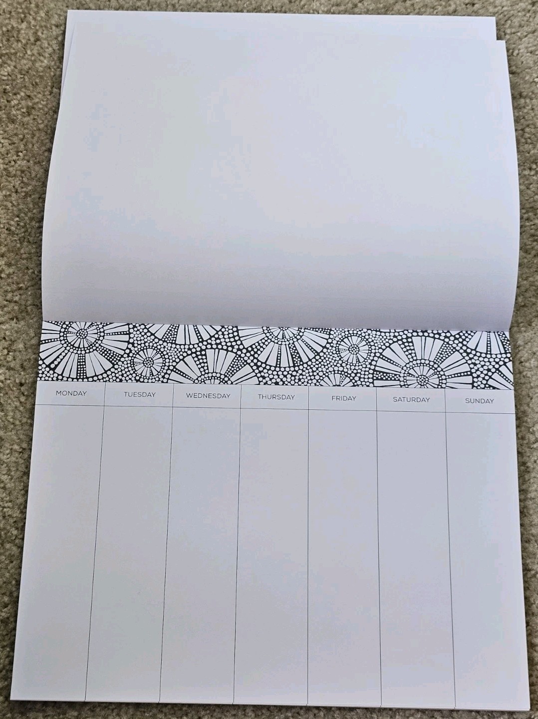 «The Art Of Hallmark», A Weekly Coloring Desktop Planner, Creative, Hobbies