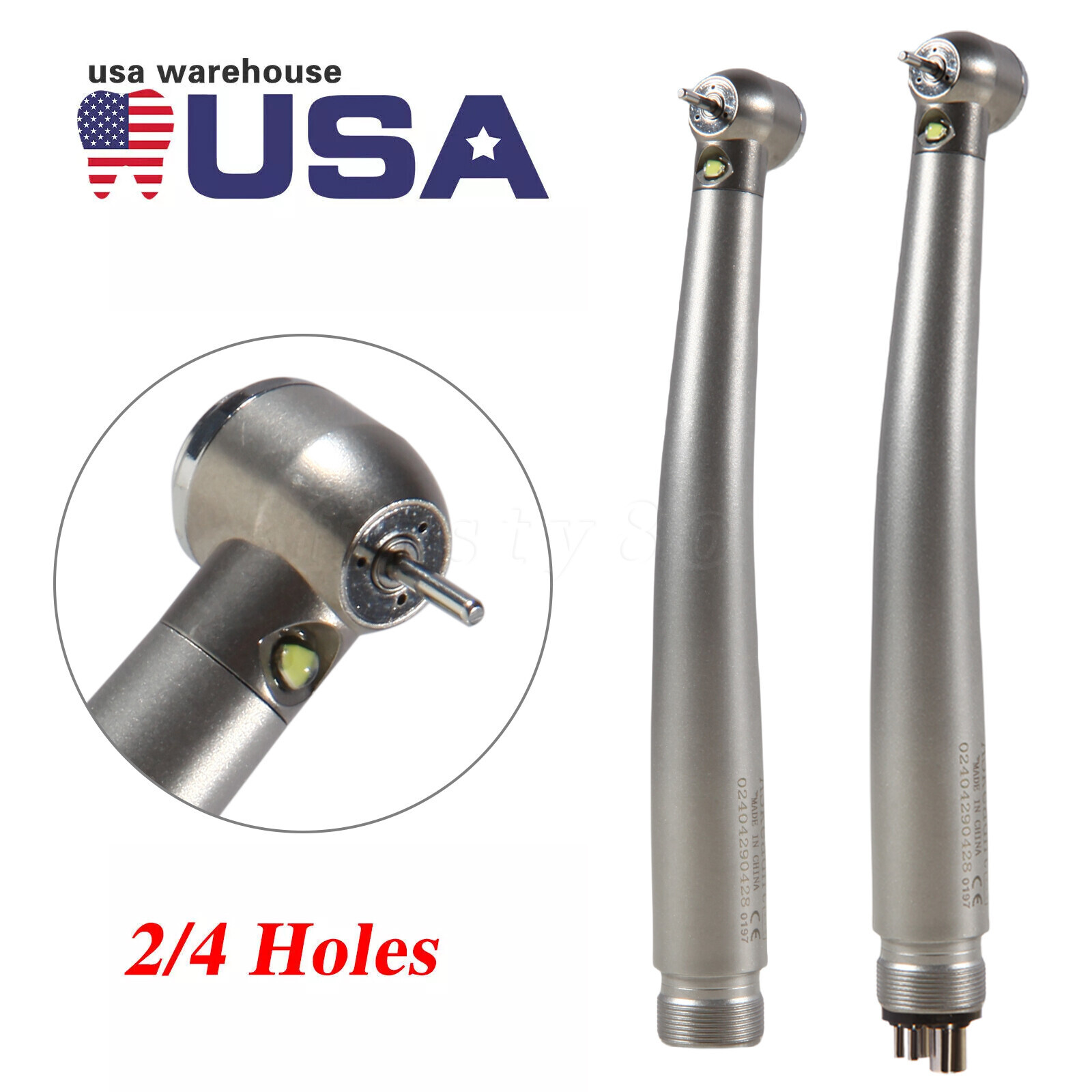 Estilo NSK Dental Pieza mano LED de alta velocidad Pana MAX EK LED 2/ 4Hole USA