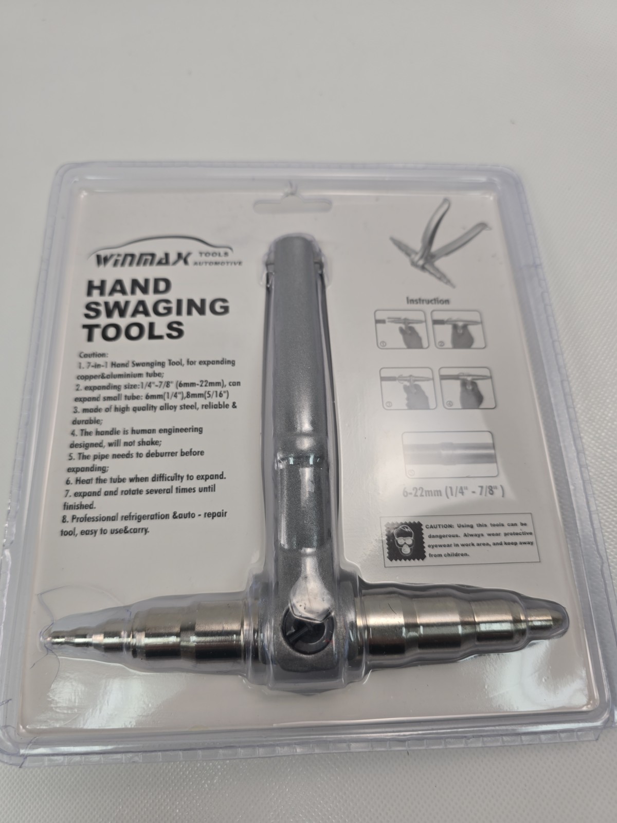 Winmax Hand Swaging Tool Copper Aluminum Tube Expander WT01Z5837 NEW IN PACKAGE