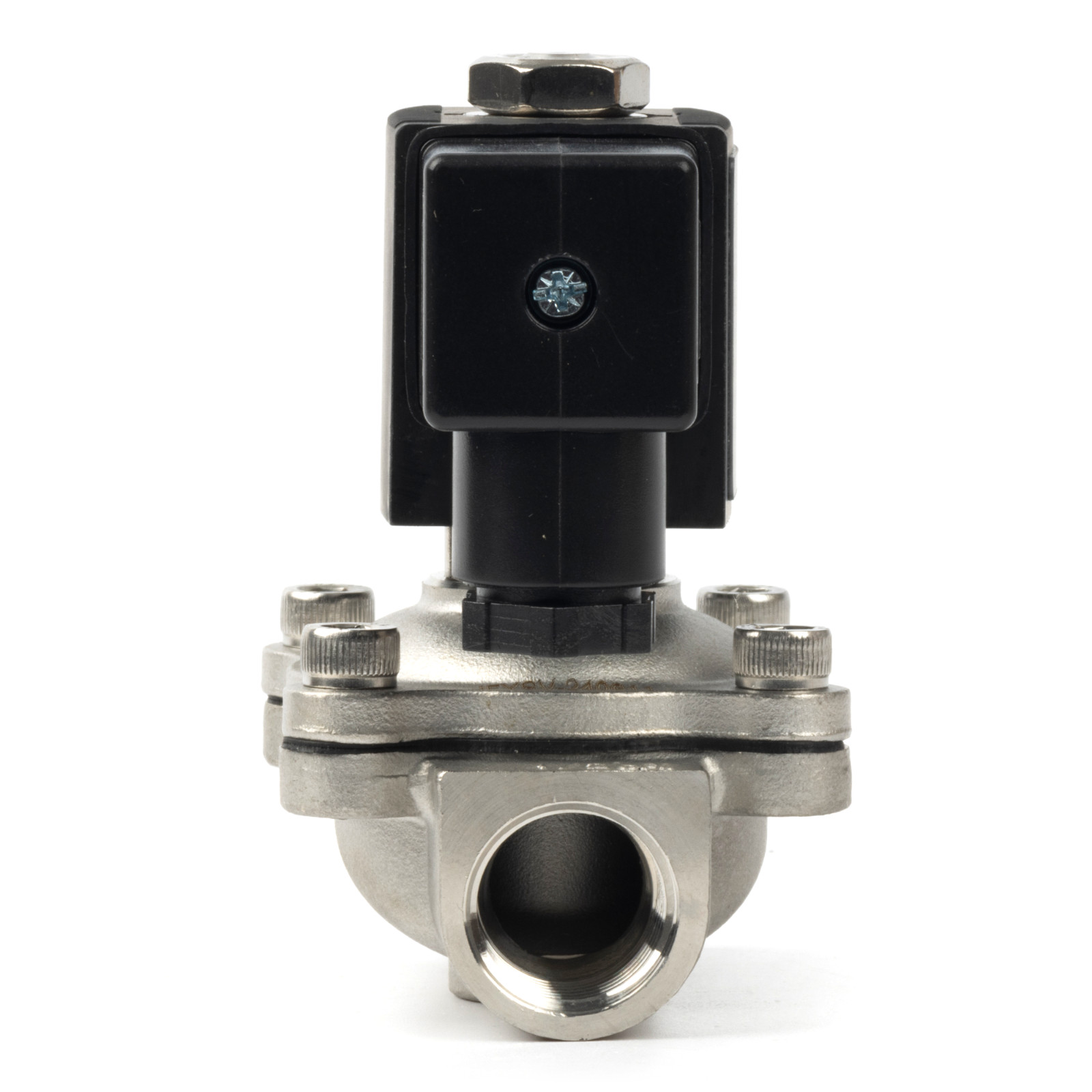 U.S. Solid 1/2 inch Stainless Steel Solenoid Valve VITON Seal 110V AC NC 145 psi