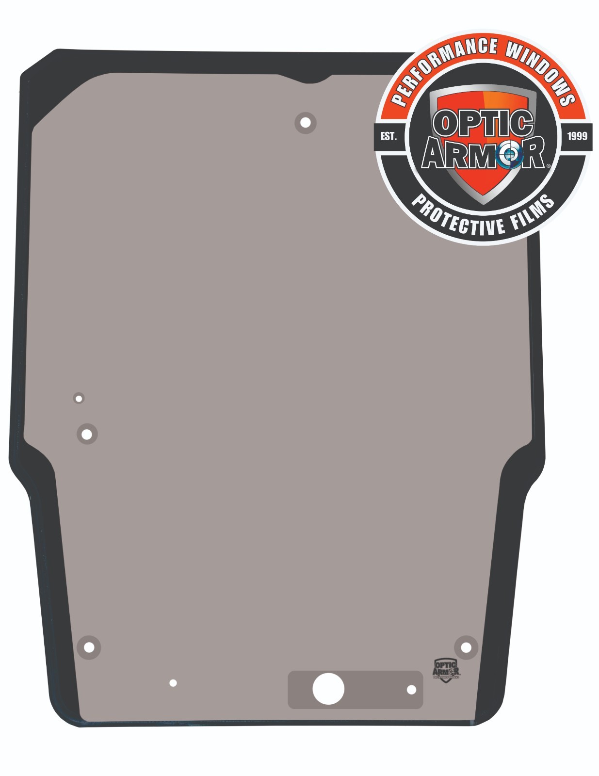 TAKEUCHI TL10V2 TL12R2 TL12V2 LOADER 1/2″ POLY DOOR OPTIC ARMOR-TINT