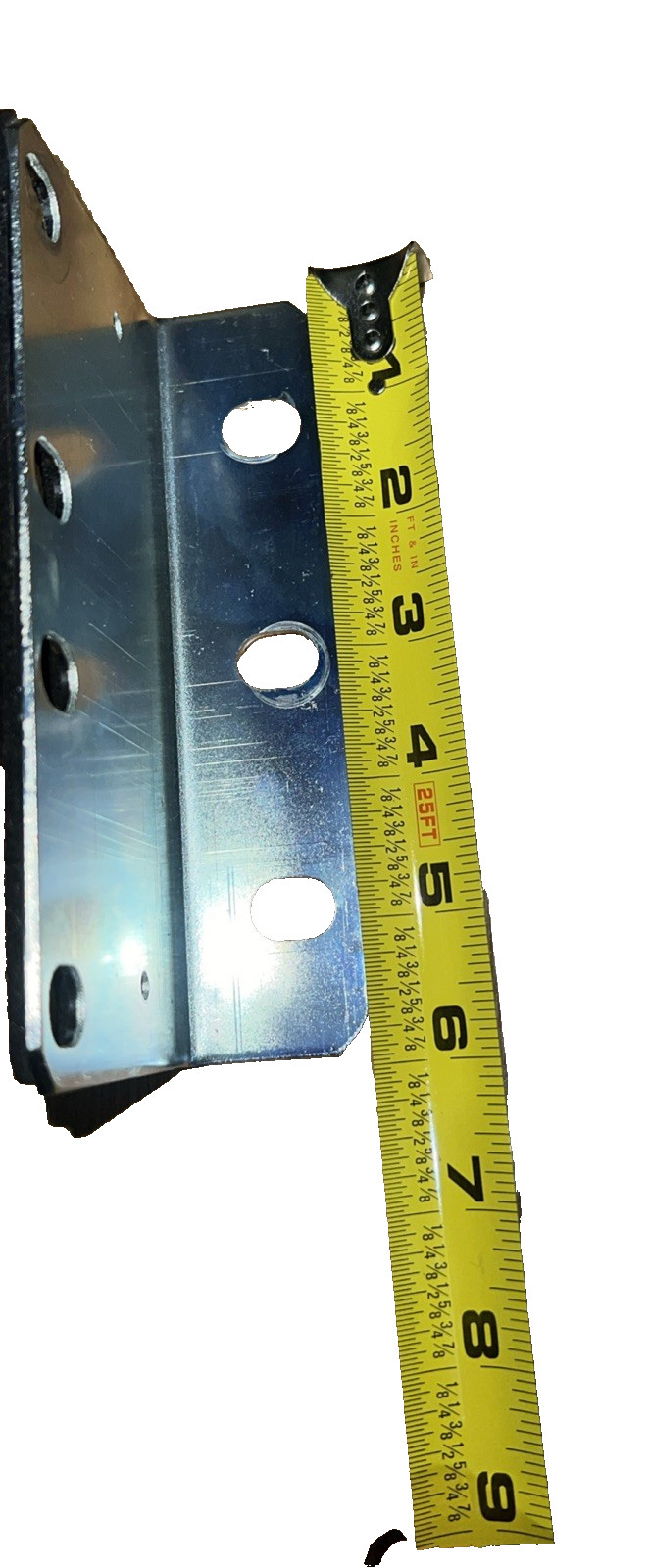 Glazed Steel L Mounting Bracket Plates 6x3x1.5 Multi Quantity