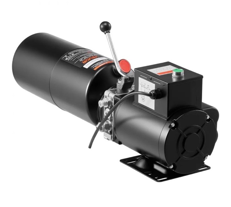 VEVOR Hydraulic Pump Power Unit AC 220V 10 Quart Single Acting Hydraulic Unit
