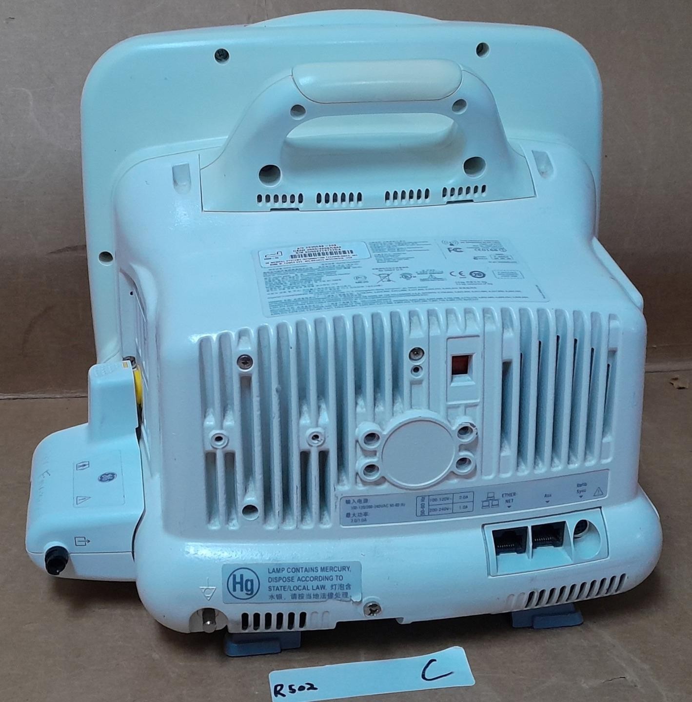 GE DASH 4000 BEDSIDE PATIENT MONITOR W/ CAPNOFLEX CO2 MODULE 2035598-209 ! C