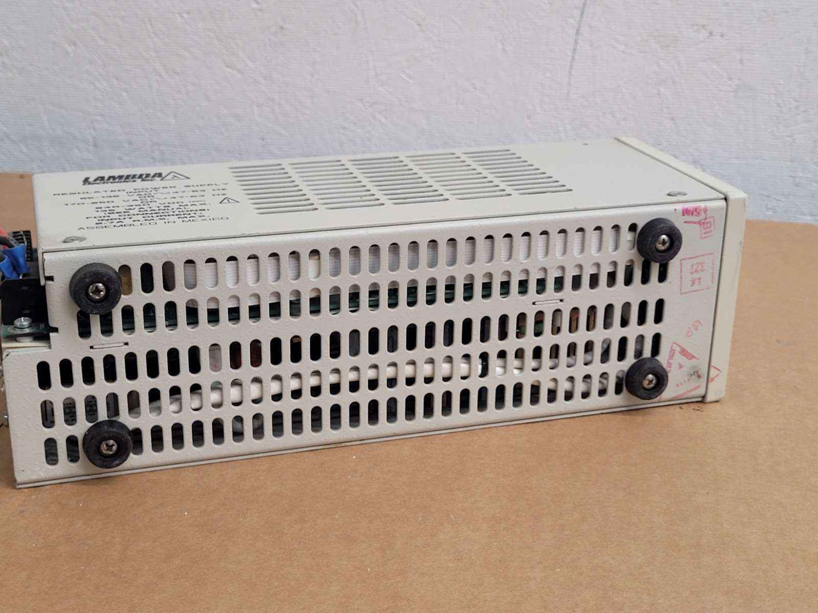 Lot of 5 Lambda Regulated DC Power Supply LLS5008, 0-8V 10A For Parts or Repair