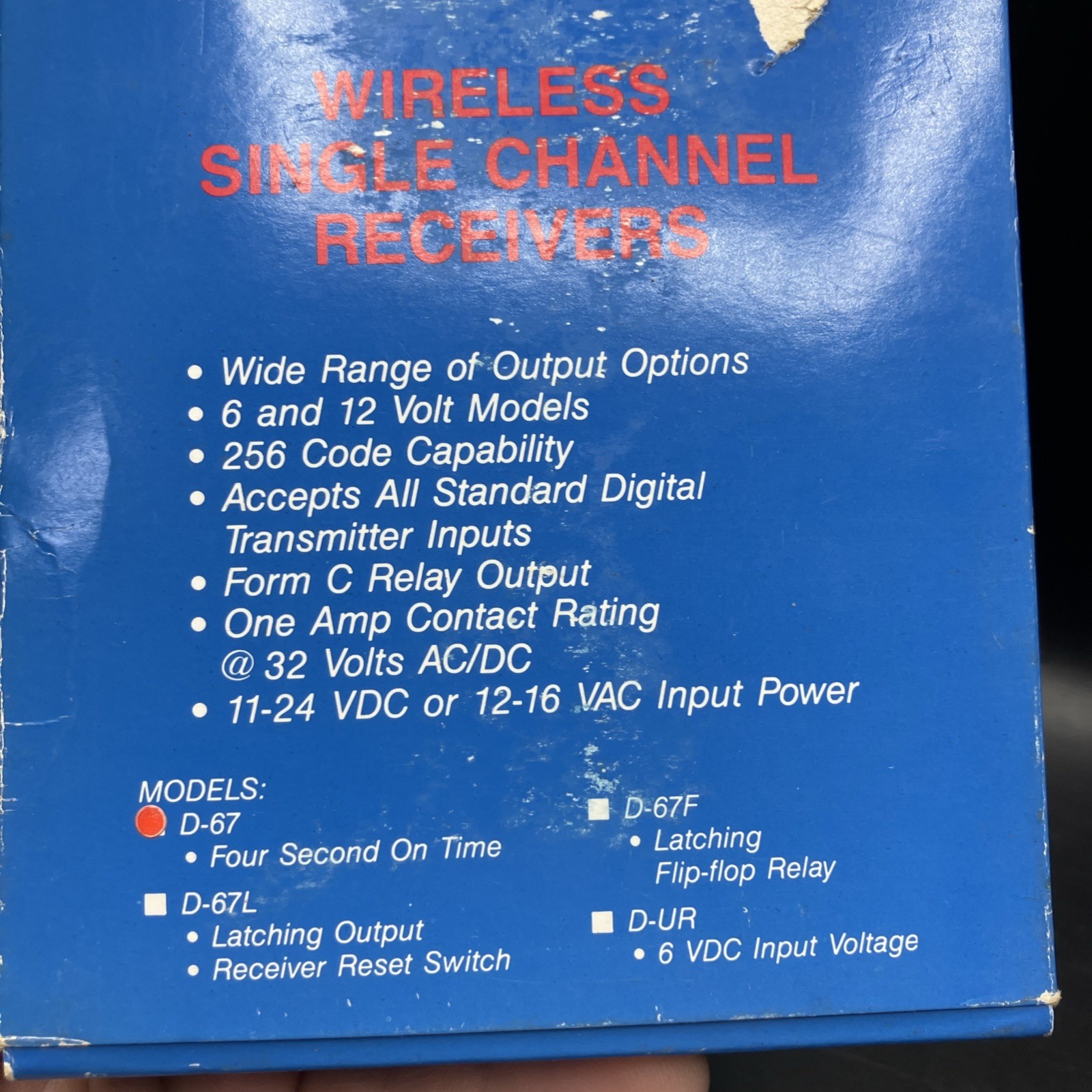 Linear D-67 Wireless Single Channel Digital Receiver Beige