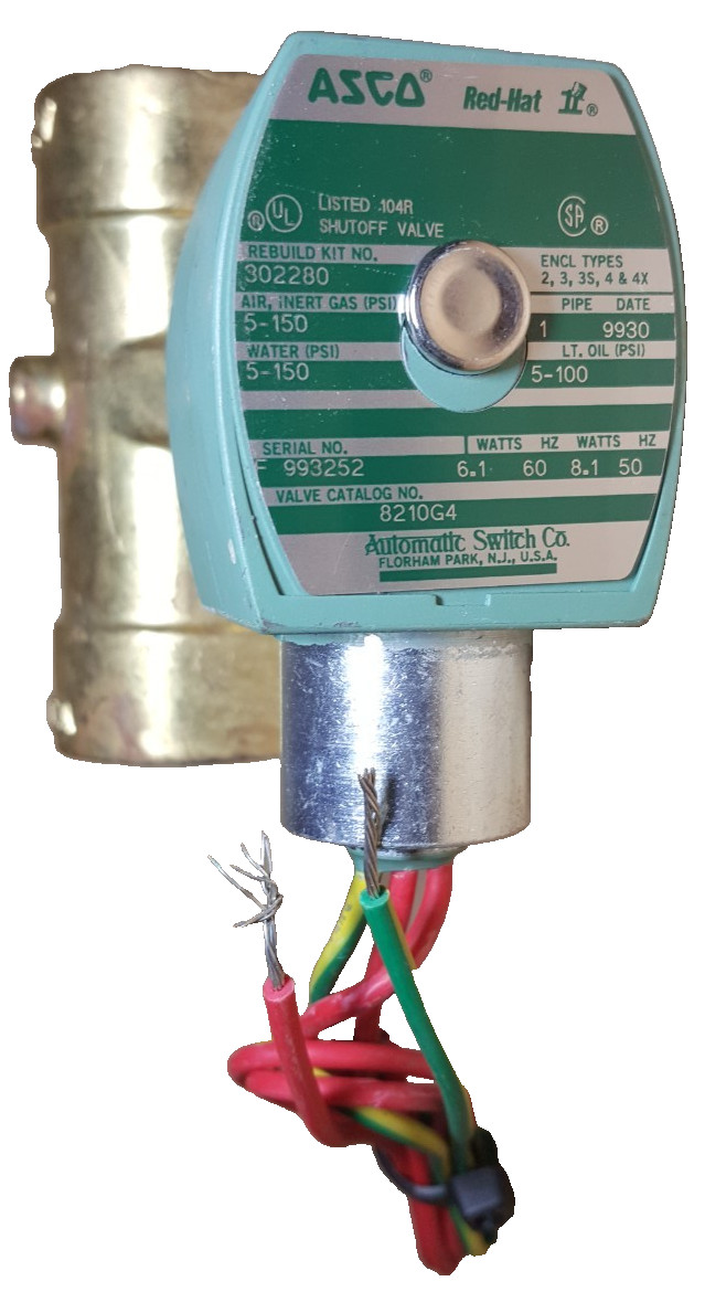 ASCO 8210G4 Red Hat General Purpose Solenoid Valve