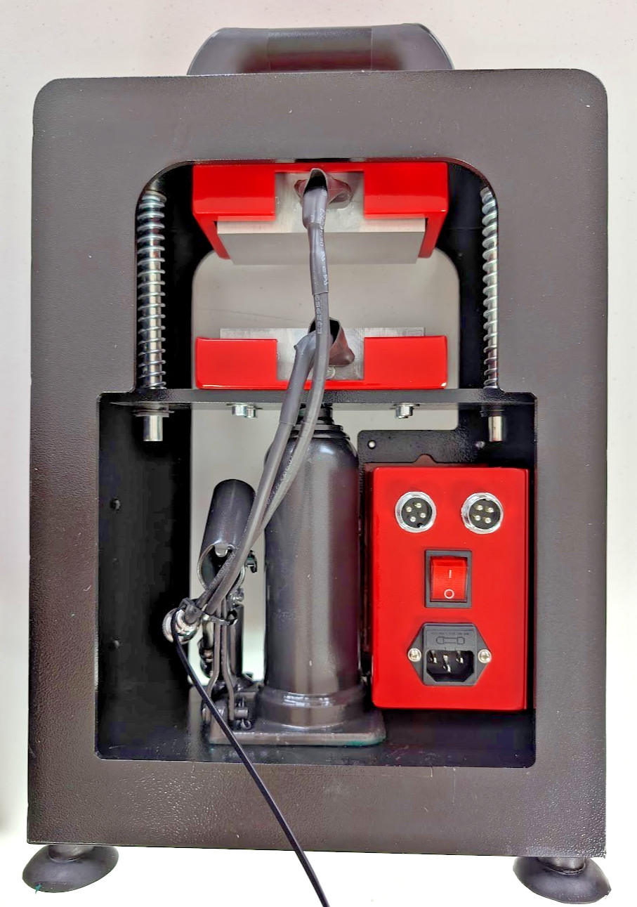 NEW – Fitinhot-5 Ton Portable Hydraulic Heating Plate Press 2.3×4.7″ -WE PAY S&H