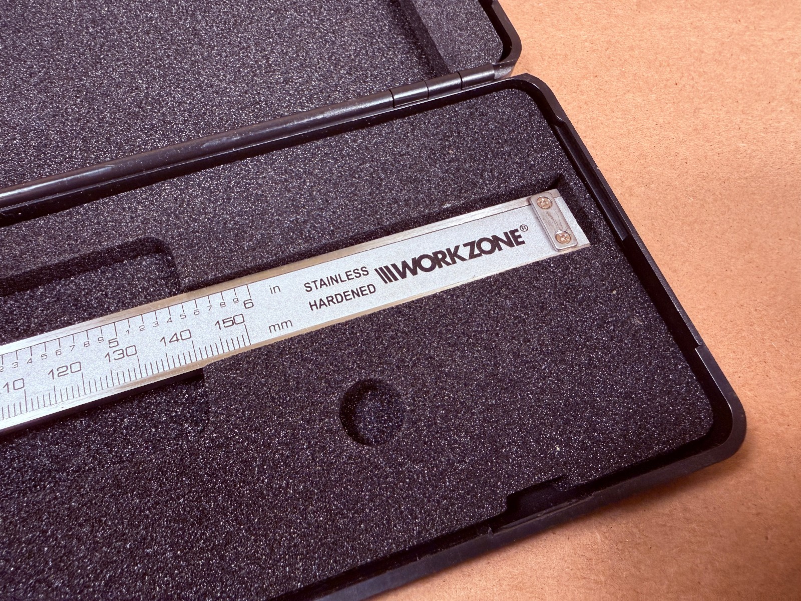 Workzone Digital Caliper 6″ – 150mm Stainless Hardened in Case – New Battery