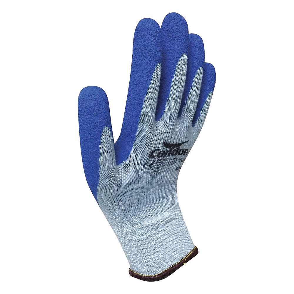 CONDOR 48UR55 PK 12 PR,Coated Gloves,Palm and Fingers,XL 48UR55