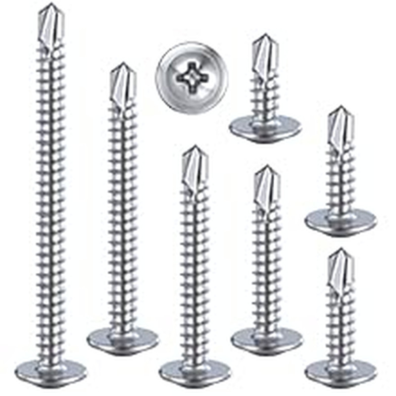(200 Pcs) #10×1-1/4”For Sheet Metal Self-Tapping Screws 410 Stainless Steel Tru