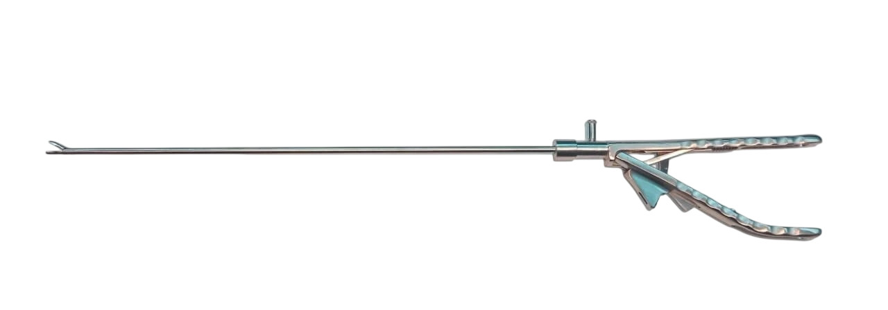 Laparoscopic Needle Holder Curved Right Hand 5mm 330mm Reusable Surgical Laparo