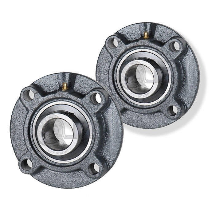 2x 1.875 in 4-Bolt Piloted Flange Cast Iron UCFC210-30 Mounted Bearing New