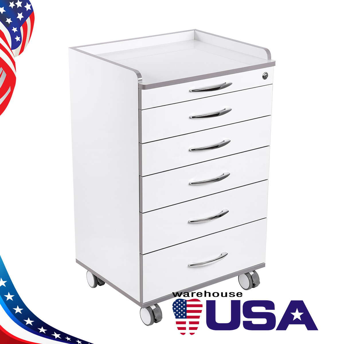 Dental Cart Cabinet Trolley /LED Electric Micro Motor Brushless /1:5 Handpiece