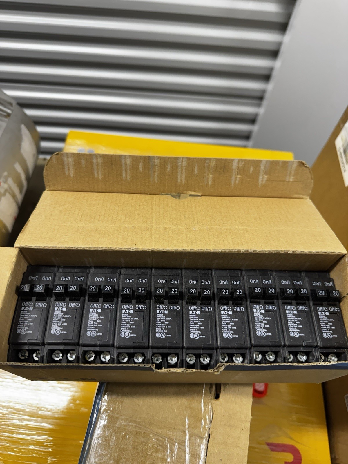 10 Pack Eaton BR2020 20A 120V Tandem Breaker – Black FREE SHIPPING!