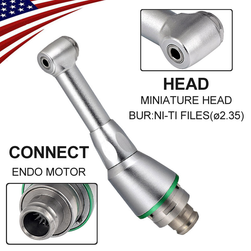 Dental 16:1 Reduction Contra Angle Handpiece Head Push Button Fit ENDO MOTOR