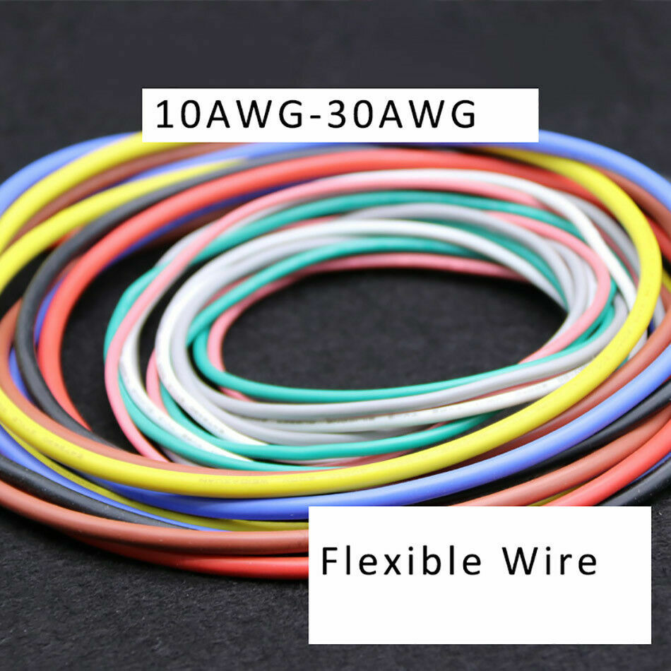 200°C 600V UL3135 Silicone Rubber Wire Cable 10/12/14/16/18/20/22/24/26/28/30AWG