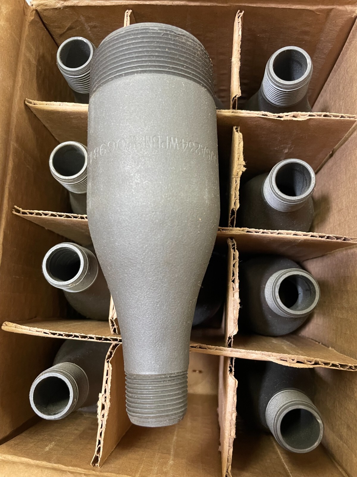 SWAGE NIPPLE 2″ x 3/4″ Schedule 80 Concentric Thread Both End A234 WPBN SP95