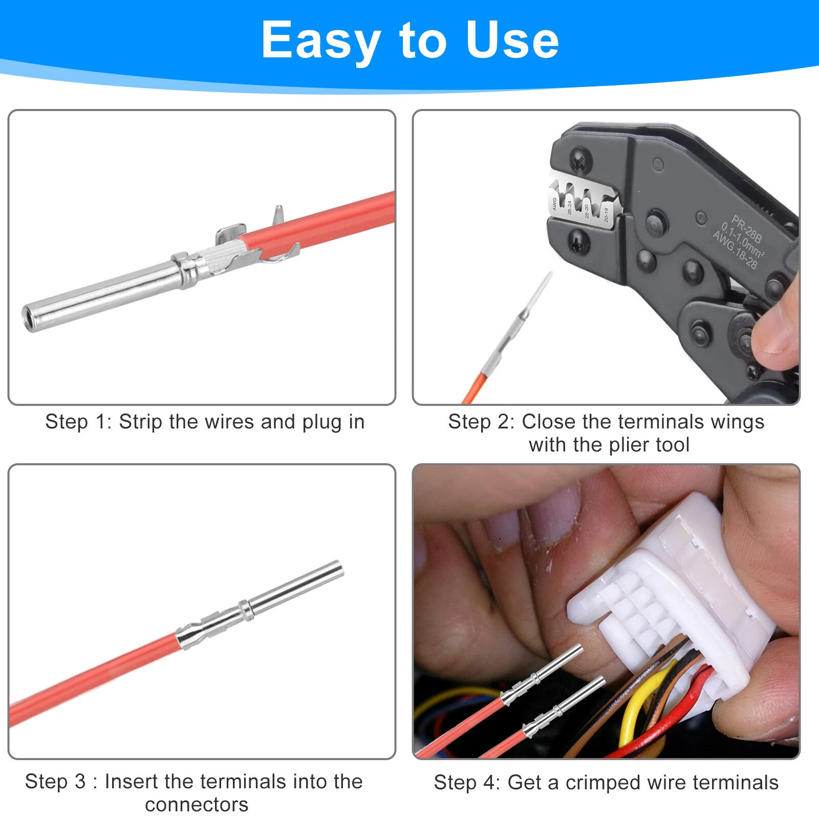 420PCS Connector Pins 21 Types Electrical Wire Terminal Kit,18PCS Extractor Tool