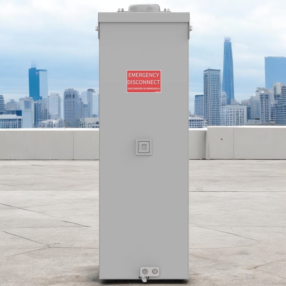 Square D QO 200 Amp 2-Pole Outdoor Circuit Breaker Enclosure Code Compliant NEW
