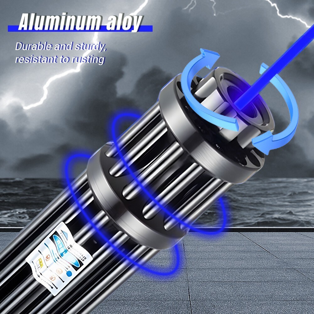 New 450nm Laser Pointer Pen Visible Beam Light Zoom Focus Lazer Blue US