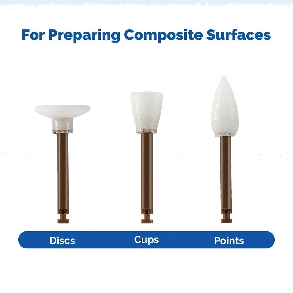 Dental Finishing Finisher Cups Points Discs Composite Polishing RA Fit Enhance