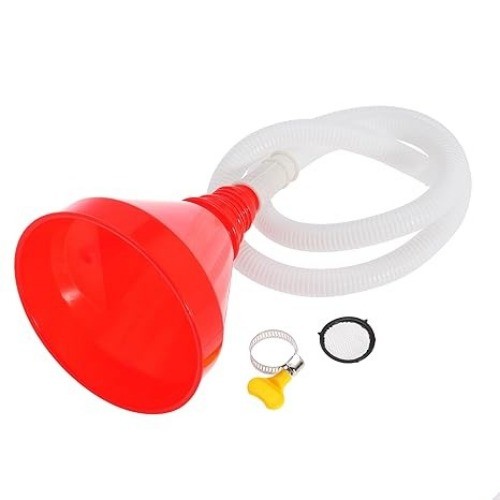 Wide Mouth Oil Funnel with 100cm Long Hose Universal Fuel F Number of Items: 1