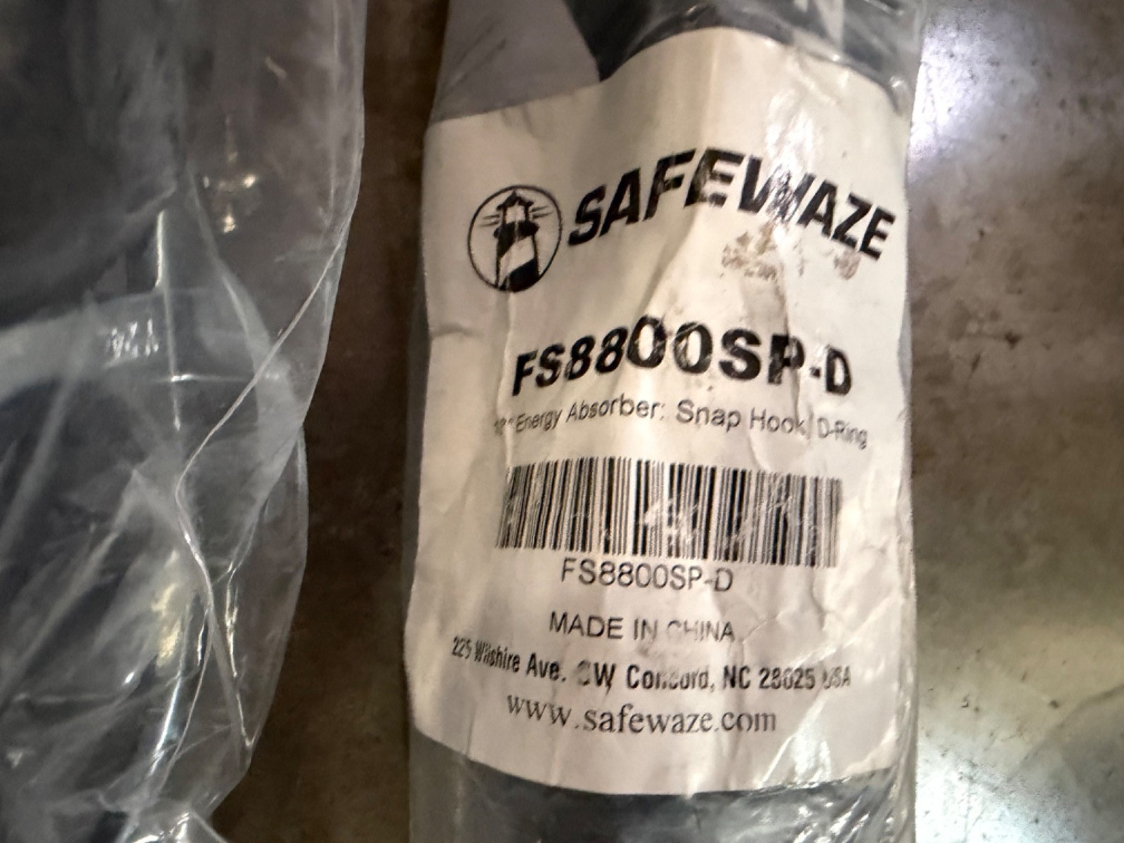 NEW SafeWaze 021-1579 Construction Safety Harness 3D Steel D-Rings Large