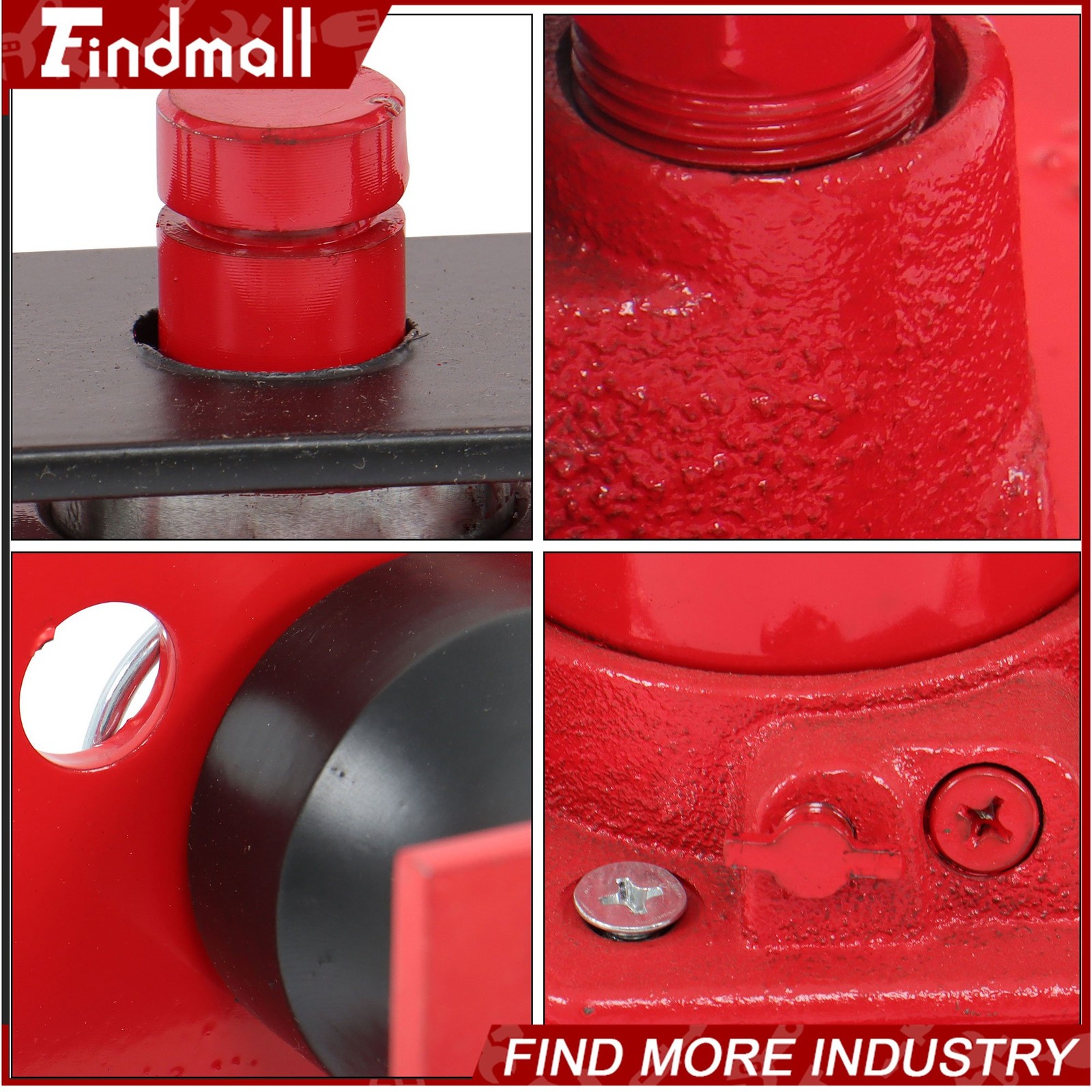 Findmall W/ 6 Dies Copper Exhaust Pipe Bender Manual Hydraulic Tubing Bender 12T