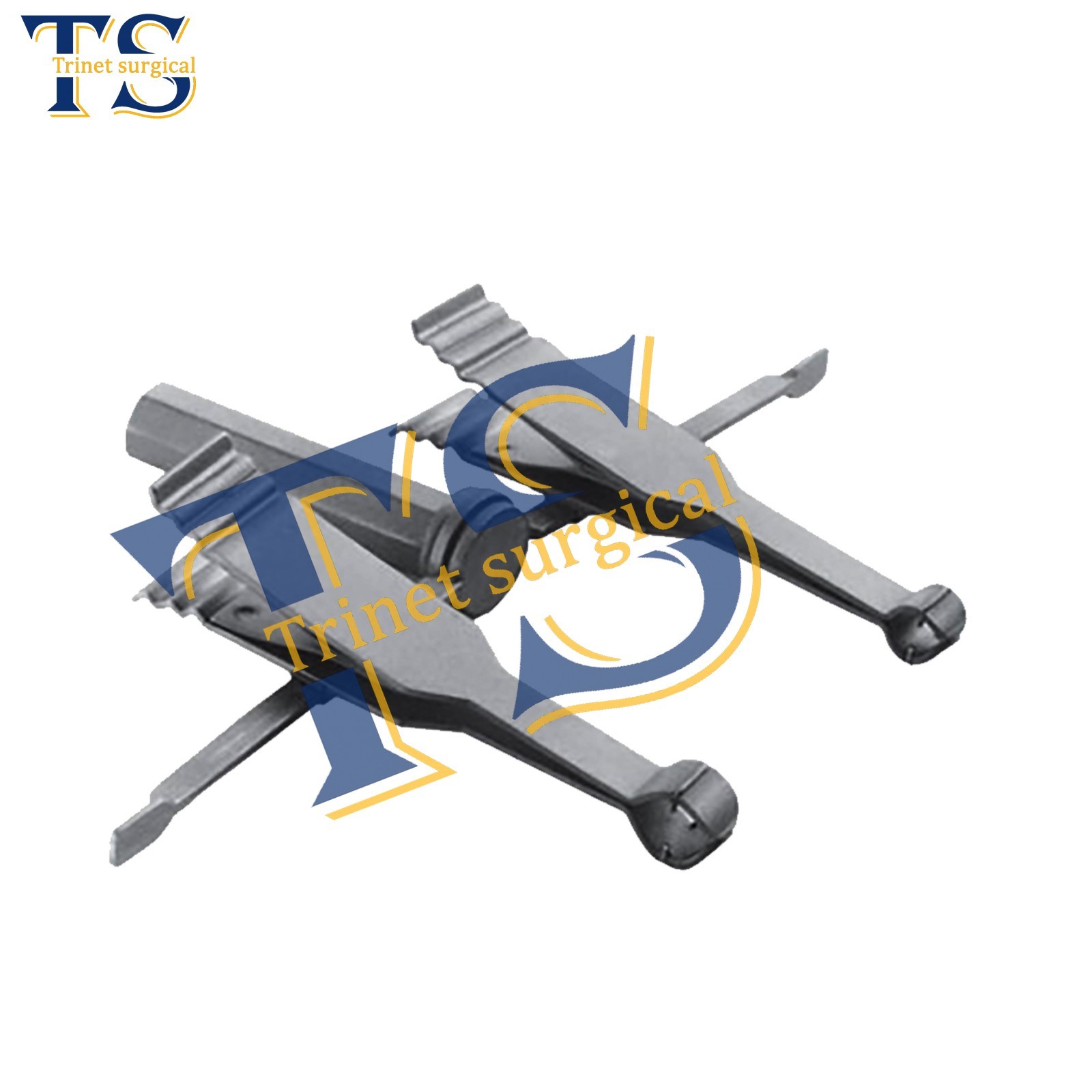 Microspike Vasovasostomy Approximator Two Pair Large Microsurgical Instruments