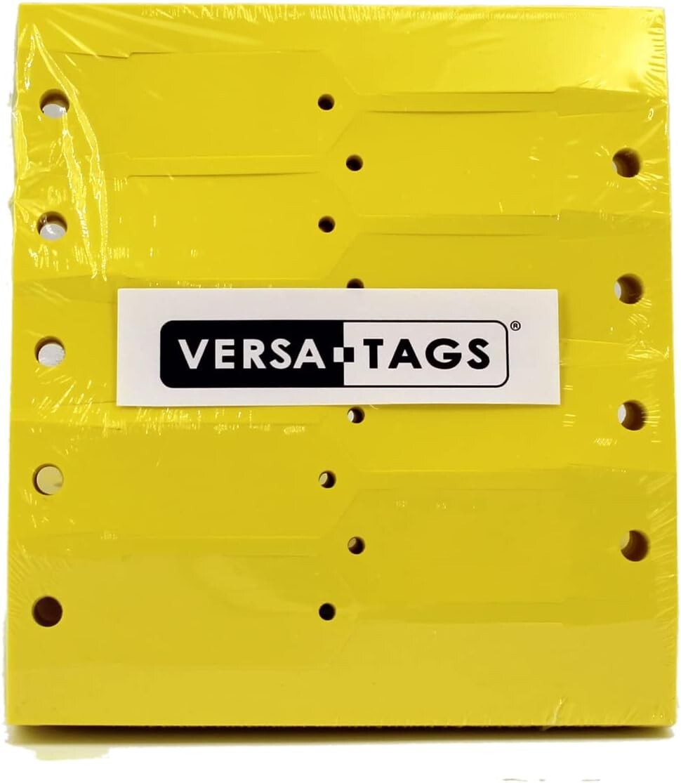 Versa-Tags Self Locking Extra Large Plastic Arrow Key Tags (1000 per pack)