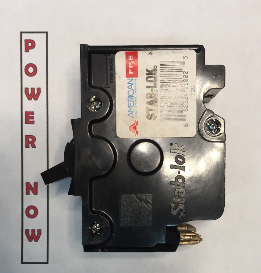 Federal Pacific FPE Stab-Lok Breaker 2 Pole 20 Amp 240V Thick – Ships Today