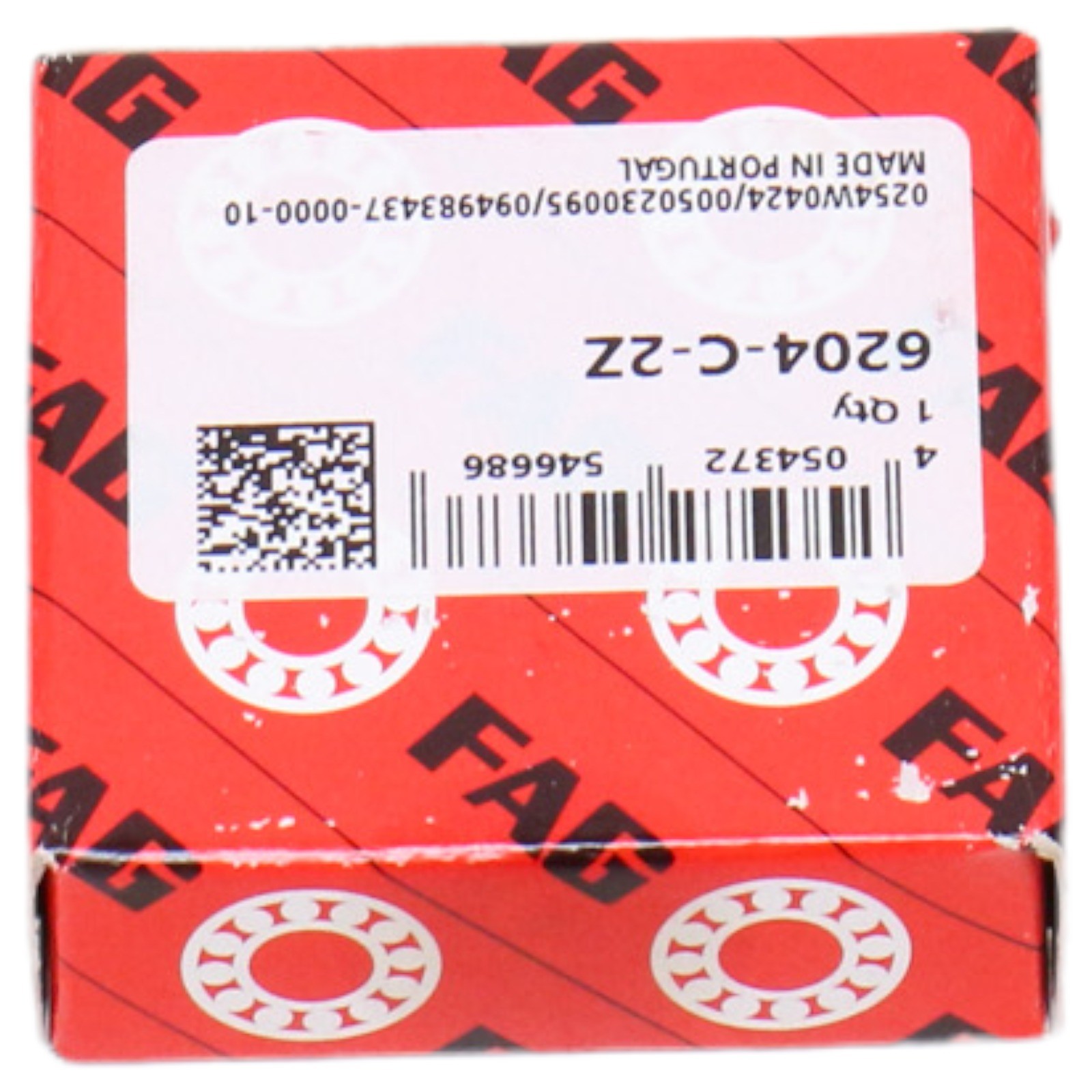 FAG 6204-C-2Z, Deep Groove Ball Bearings 62..-C-2Z, modified Internal ……….