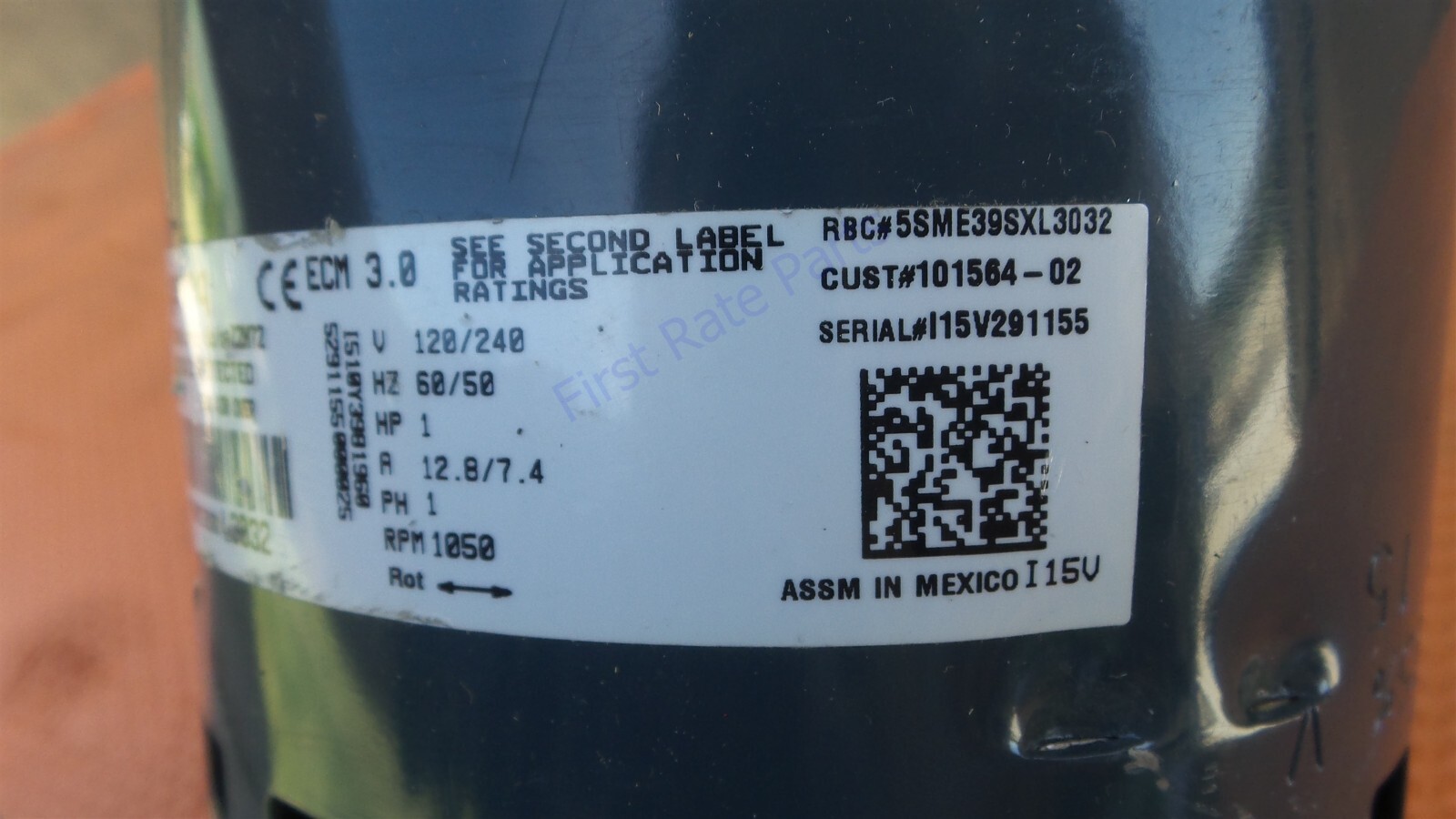 Lennox 33W13 Motor 101564-02 1HP 5SME39SXL3032 1050RPM 120V 240V 72W45 103070-03