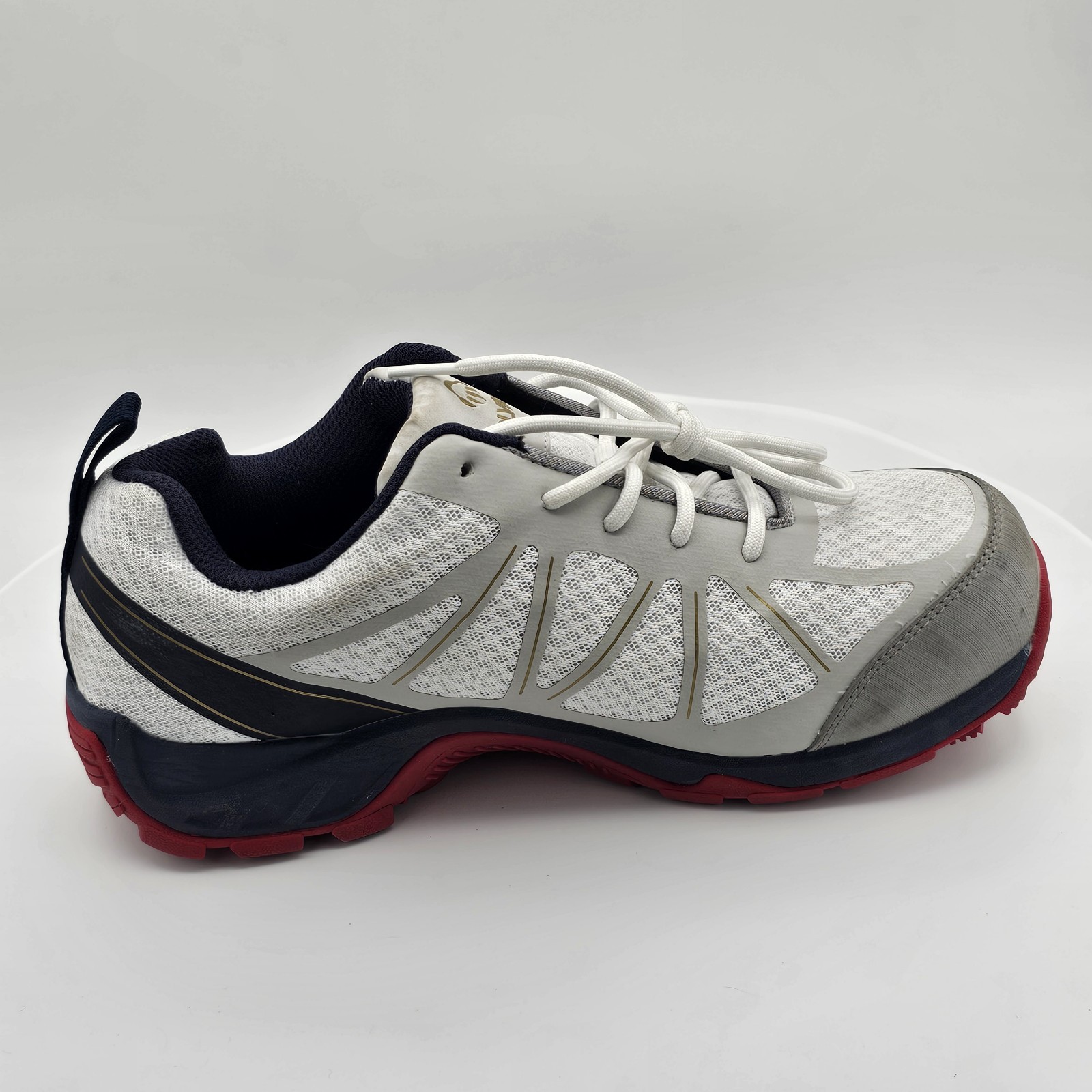 Wolverine Amherst II CarbonMAX Gray Blue Red Mens 8.5 Composite Toe Work Shoes