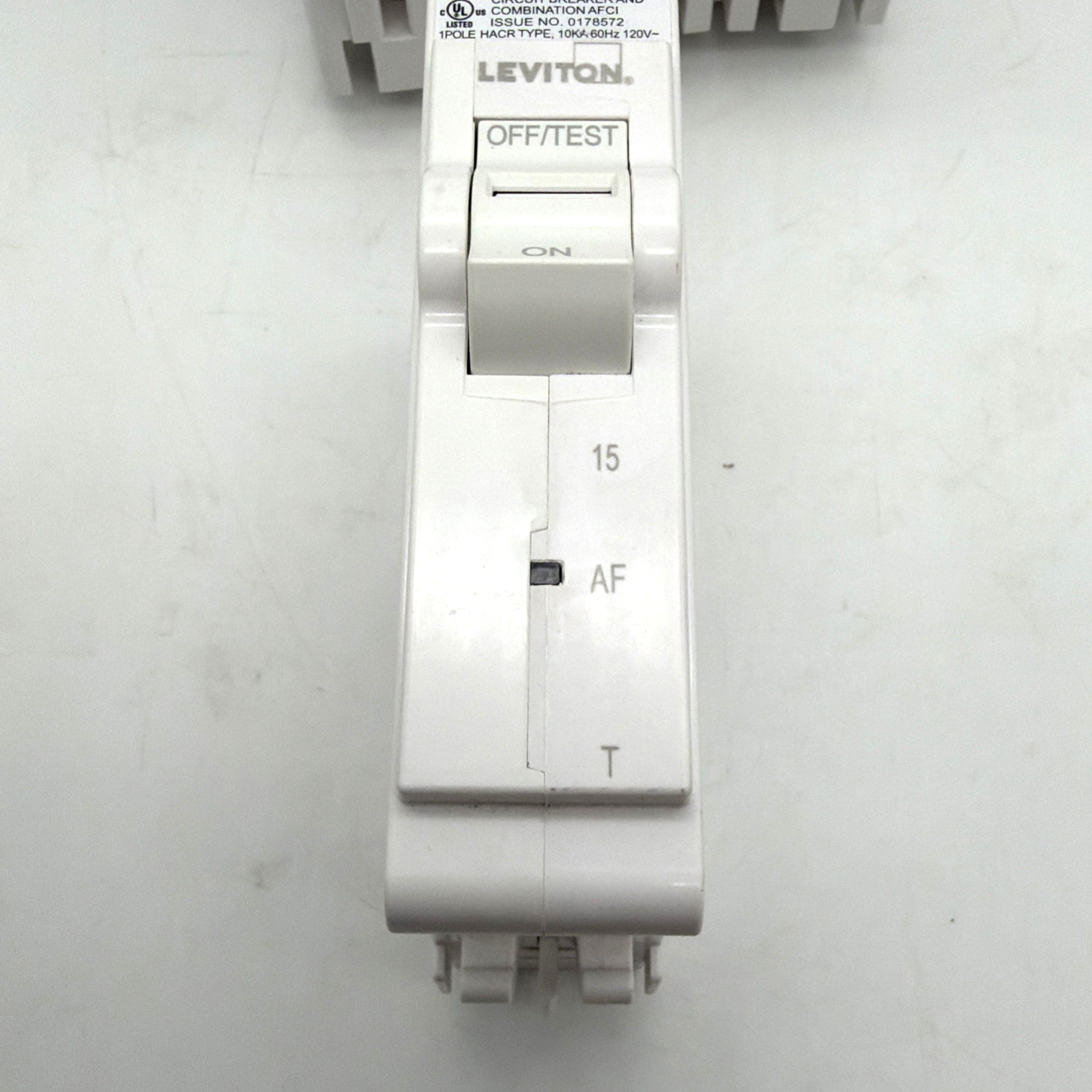 LEVITON LB115-AFT 15A 1-POLE AFCI PLUG-ON BREAKER 120V OPEN BOX LOT OF 4 GENUINE