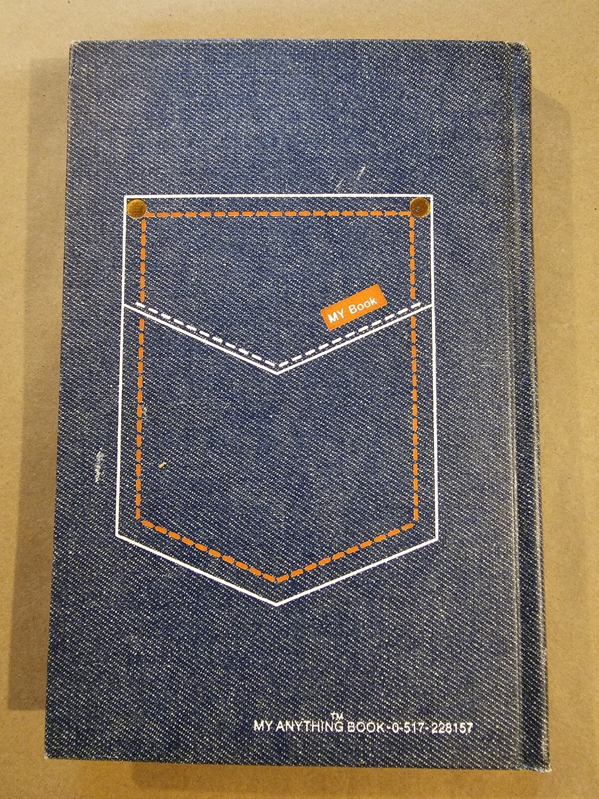 My Anything Book – Denim Print Vintage Notebook