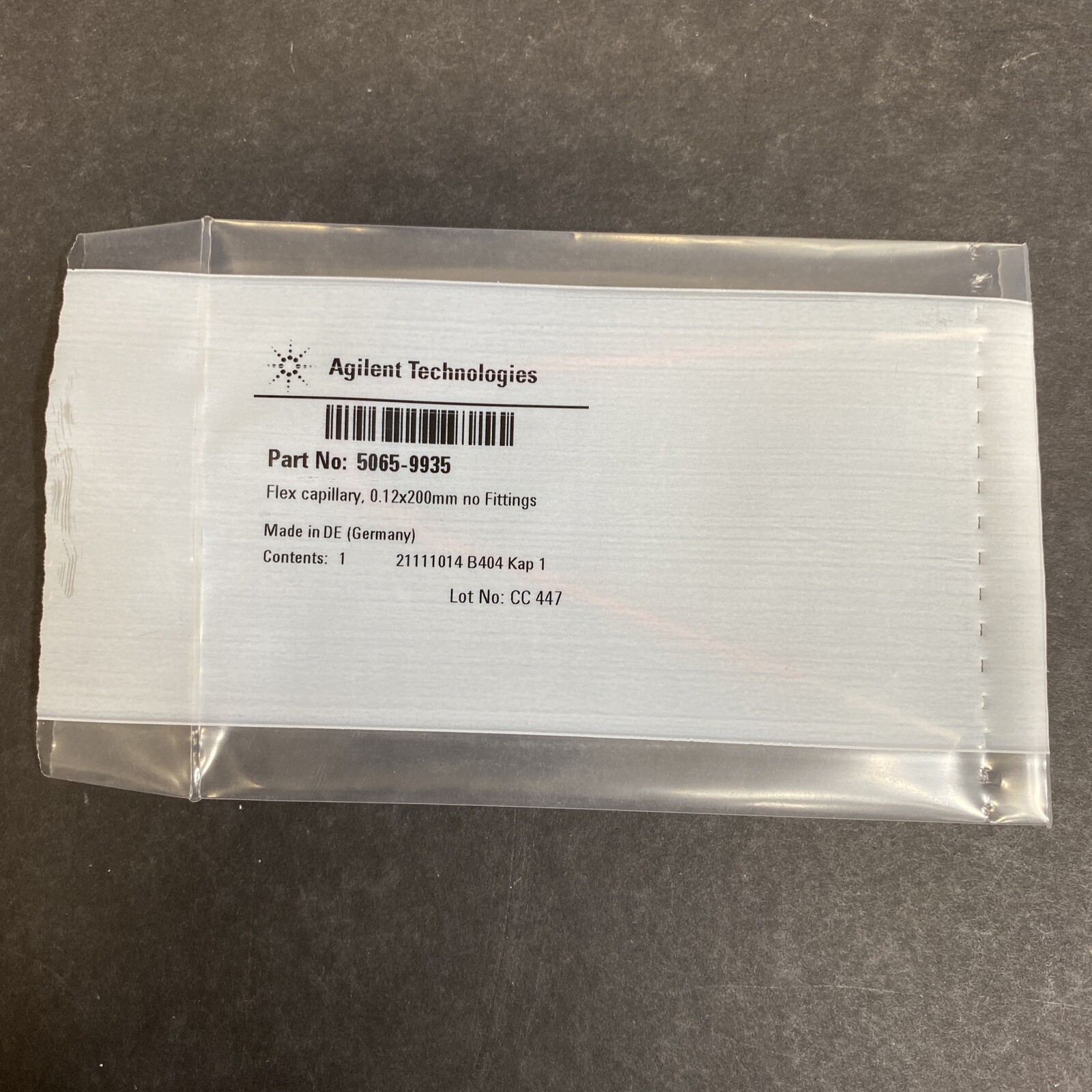 Agilent Flex Capillary 0.12 x 200 mm Fittings Not Included