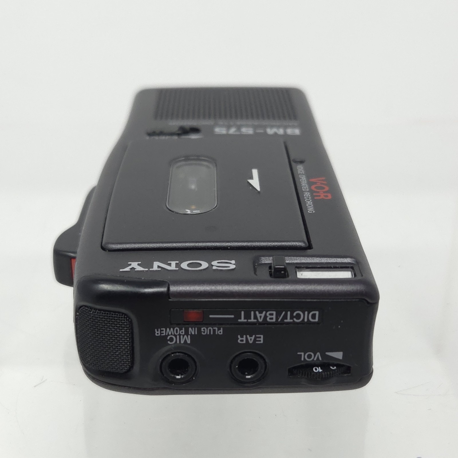 Sony BM-575 Micro Cassette Dictator Handheld Voice Recorder W/ 3 Tapes FOR PARTS