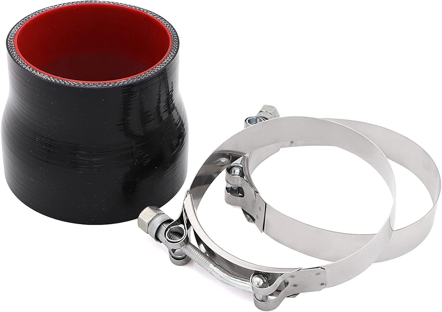 Straight ID 3 to 3.5 inch Reducer Coupler Hose 4 Layers of Polyester Reinforcem